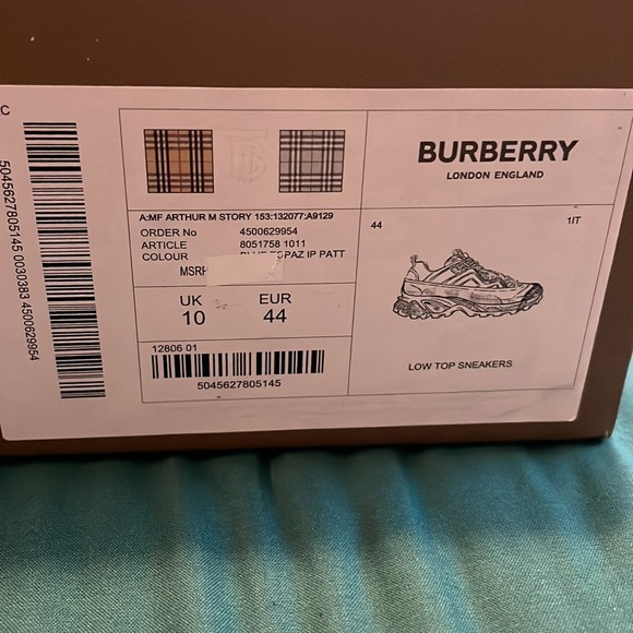 Burberry Arthur Monogram print sneakers - Picture 3 of 4